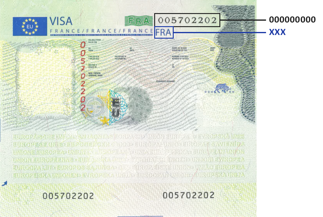exemple de vignette visa